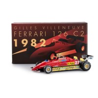 PO-PCW01 Policar Ferrari 126 C2 - #27 - Gilles Villeneuve - Zolder GP Qualifying 1982
