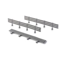PO-P020G Policar Guardrail 25cm Grey - 10pcs
