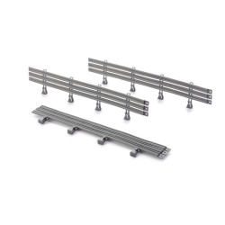 PO-P020G Policar Guardrail 25cm Grey - 10pcs