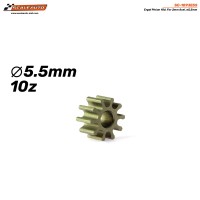 SC-1093E55 Scaleauto Pinion Gears 5.5mm Z10 Ergal