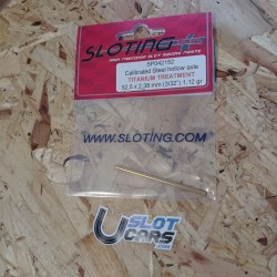 SP042152 Sloting Plus Hollow axle Titanium 52,5x2,38mm
